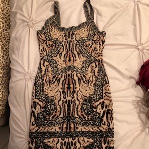 Printed mini dress